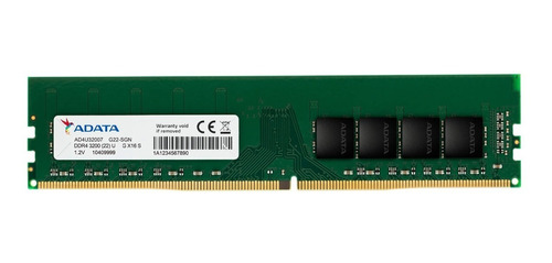 memoria ram adata ddr4 8gb 3200mhz para pc memoria ram adata ddr4 8gb 3200mhz para pc
