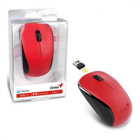 mouse-genius-nx-7010-rojo Mouse Genius Inalambrico NX 7010