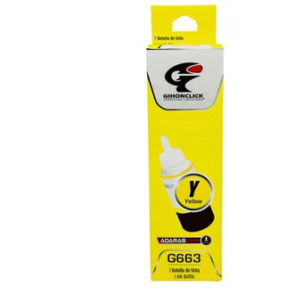 Tinta GIHONCLICK Yellow Epson L210/L355/L555/L550/L800 Tinta GIHONCLICK Yellow Epson L210/L355/L555/L550/L800