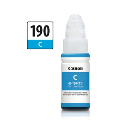 Tinta Gihonclick 190 Cyan Canon Tinta Gihonclick 190 Cyan Canon