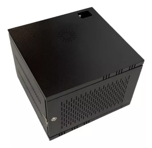 Gabinete Rack 28x38x52 Metálico 5RU Negro Gabinete Rack 28x38x52 Metálico 5RU Negro