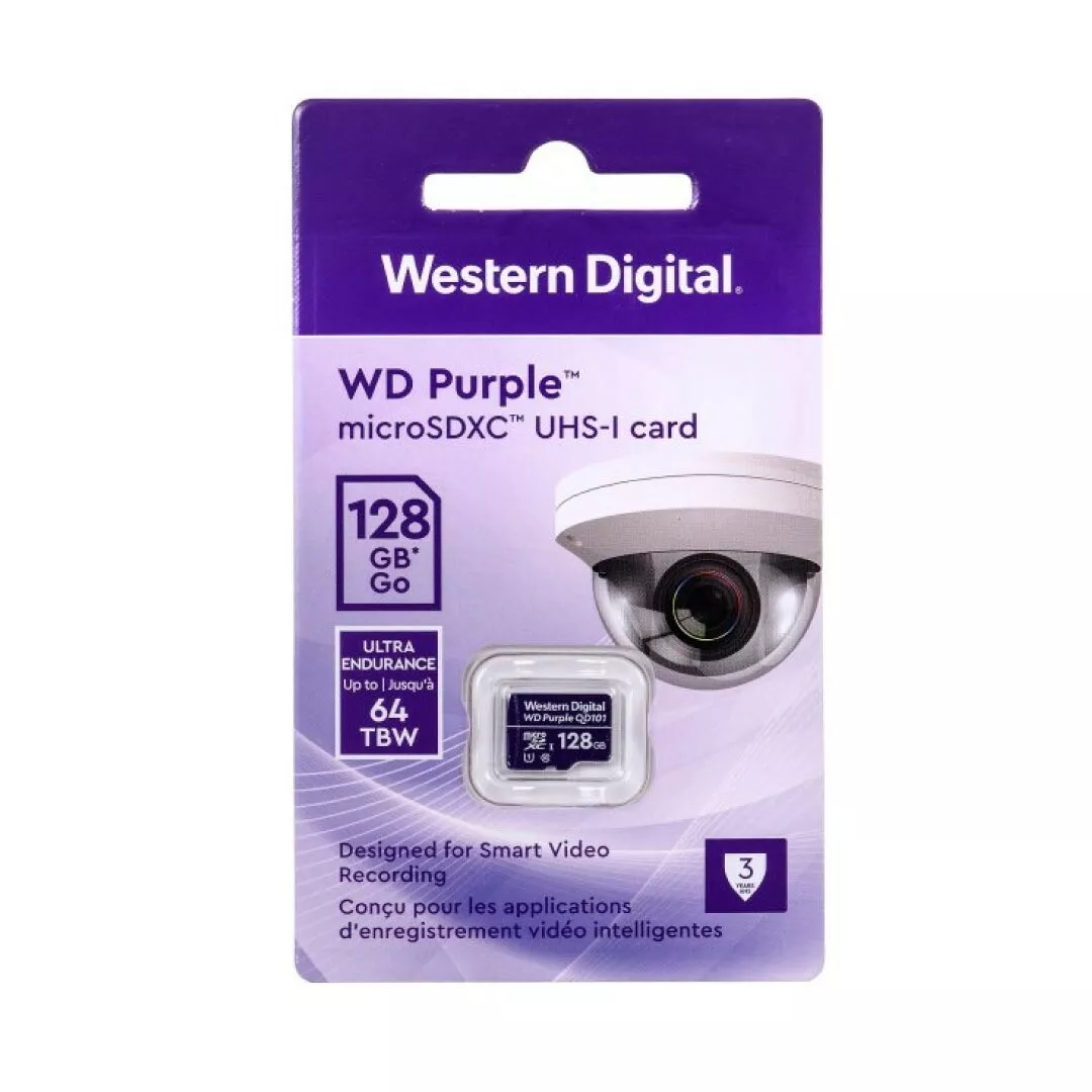 Memoria Micro SD WD Purple 128GB Memoria Micro SD WD Purple 128GB