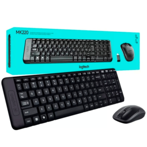 Teclado y Mouse Logitech Inalambrico MK220