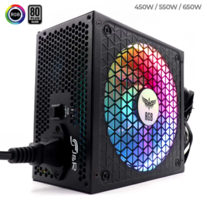 Fuente de poder Gamer RGB PSU-005 650W